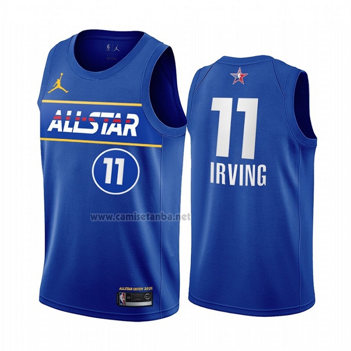 Camiseta All Star 2021 Brooklyn Nets Kyrie Irving #11 Azul